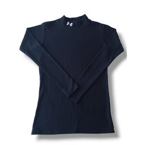 Under Armour YXL Coldgear Black Mock Neck Undershirt